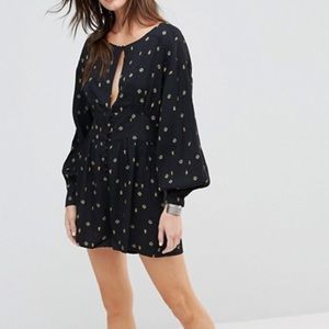 Free People Love Grows Printed Romper